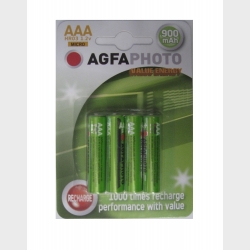 AgfaPhoto Recharge HR03 AAA 900mAh bl4